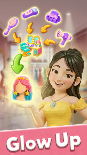 Glow Tales: Merge & Makeover screenshot 9