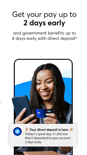 GO2bank: Mobile banking screenshot