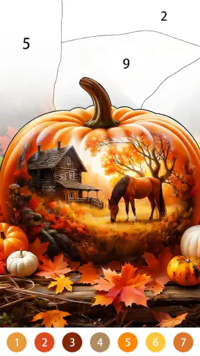 Golden Autumn: Color by Number screenshot 11