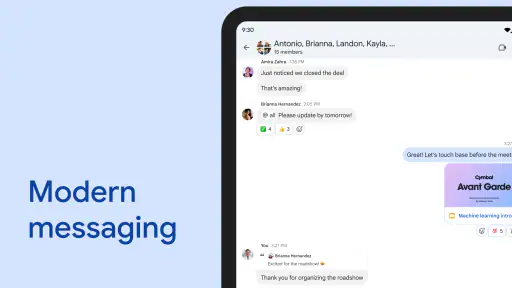 Google Chat screenshot 9