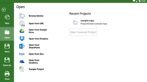 gProjectViewer screenshot 9