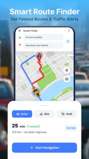 GPS Voice Navigation Live Maps screenshot 12