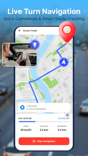 GPS Voice Navigation Live Maps screenshot 9