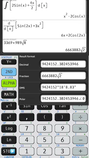 Graphing calculator plus 84 83 screenshot