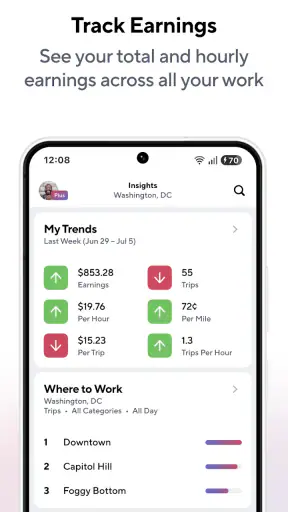 Gridwise: Gig Driver Assistant screenshot