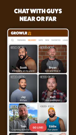 GROWLR: Gay Bears Near You screenshot