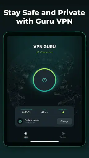 Guru VPN: Fast Secure Proxy screenshot