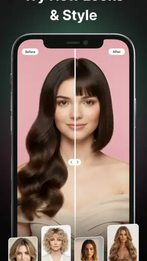 Hair Color & Hairstyle Try On screenshot 9