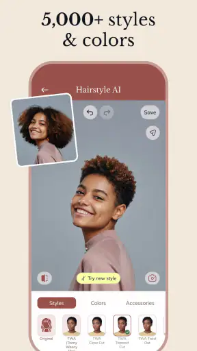 Hairstyle & Hair Color Changer screenshot 10