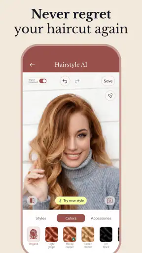 Hairstyle & Hair Color Changer screenshot 11
