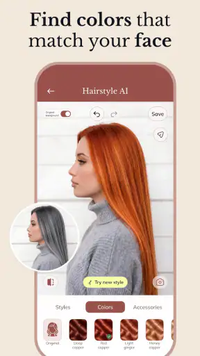 Hairstyle & Hair Color Changer screenshot 12