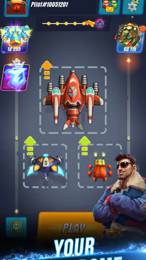 HAWK: Airplane Space games screenshot 9