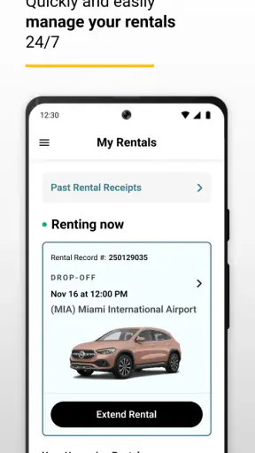 Hertz Rent-a-Car screenshot 3