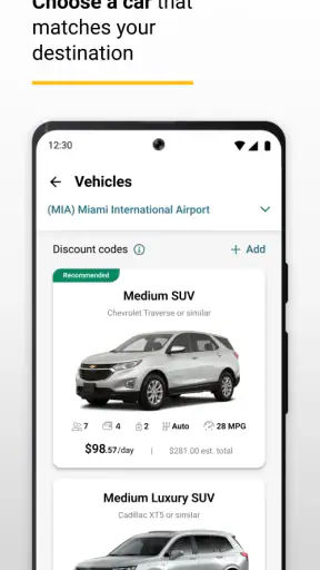 Hertz Rent-a-Car screenshot 5