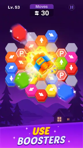 Hexout - Color Hexa Puzzle screenshot