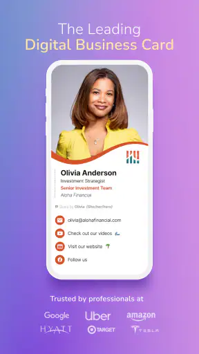 HiHello: Digital Business Card screenshot