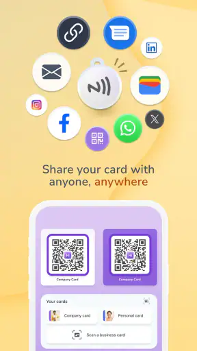 HiHello: Digital Business Card screenshot