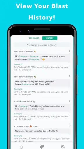 Hit Em Up: Mass Text Bulk SMS screenshot