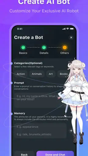 HiWaifu: AI Friend & Waifu Hub screenshot