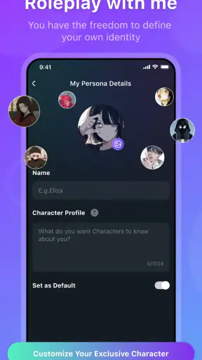 HiWaifu: AI Friend & Waifu Hub screenshot
