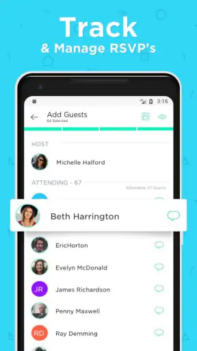 Hobnob - Invitation Card Maker screenshot