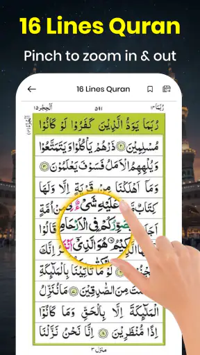 Holy Quran: 16 Lines Per Page screenshot 2