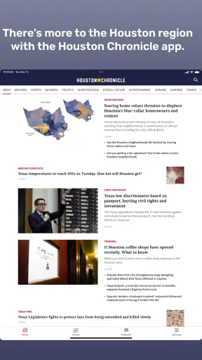 Houston Chronicle screenshot