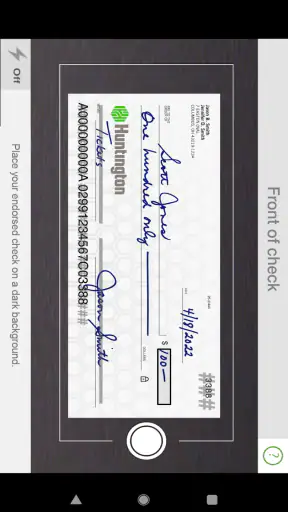 Huntington Mobile Banking screenshot