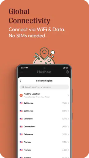 Hushed: US Second Phone Number screenshot