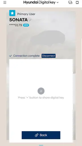 Hyundai Digital Key screenshot