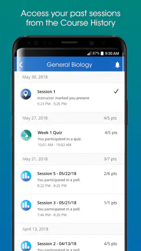iClicker Student screenshot