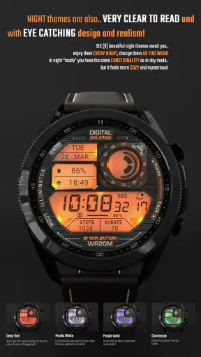 ILLUMINATOR Digital Watch face screenshot 11