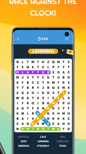 Infinite Word Search Puzzles screenshot