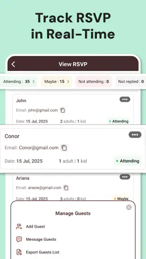 Invitation Maker: Cards + RSVP screenshot 6