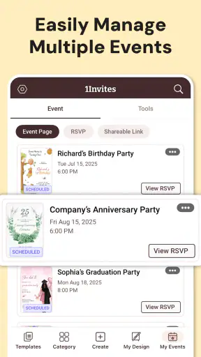 Invitation Maker: Cards + RSVP screenshot 7