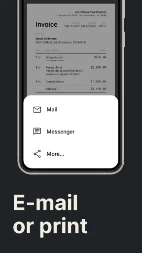 Invoice Maker Tofu & Receipts screenshot