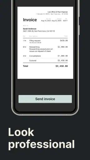 Invoice Maker Tofu & Receipts screenshot