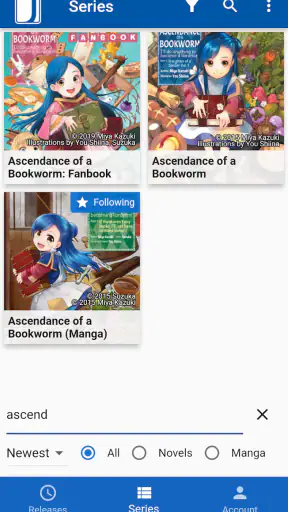 J-Novel Club screenshot