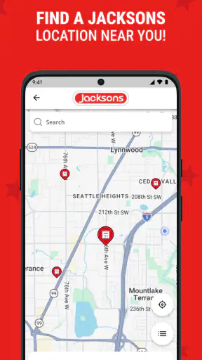 Jacksons Let's Go Rewards screenshot