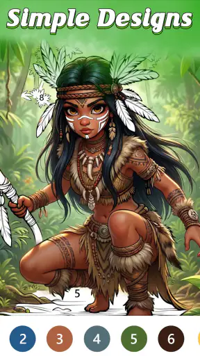 Jungle Color By Number Games screenshot 10