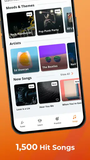 Justin Guitar Lessons & Songs screenshot