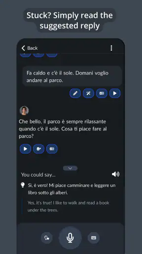 Langua: AI language learning screenshot