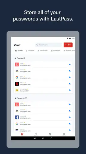 LastPass Password Manager screenshot