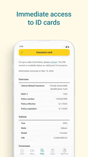 Liberty Mutual Mobile screenshot