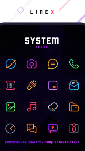LineX Icon Pack screenshot