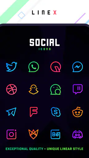 LineX Icon Pack screenshot