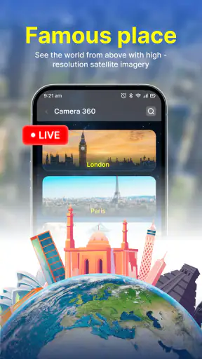 Live Cam Earth Map - GPS Cam screenshot 3