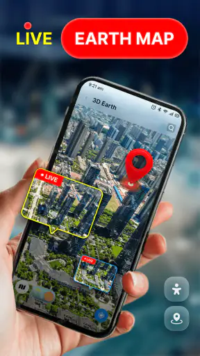Live Cam Earth Map - GPS Cam screenshot 9