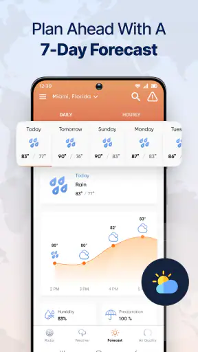 Live Weather Radar Launcher screenshot