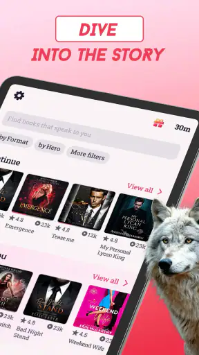 Lovella: Novels & Audiobooks screenshot